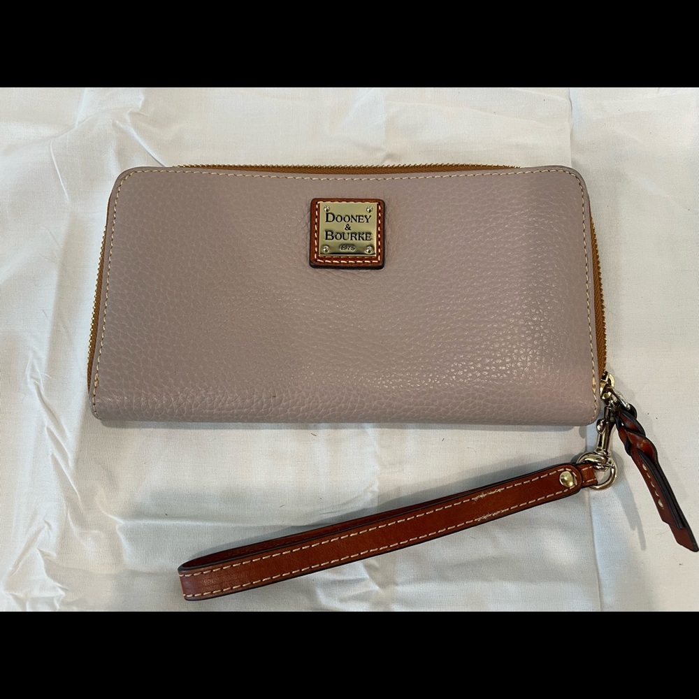 Dooney and bourke zip around wallet